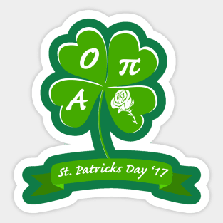 AOII St. Patricks Day Sticker